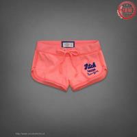 dames abercrombie athletic shorts 1892 new york lichtrood Overhemd Casual ub1r5384